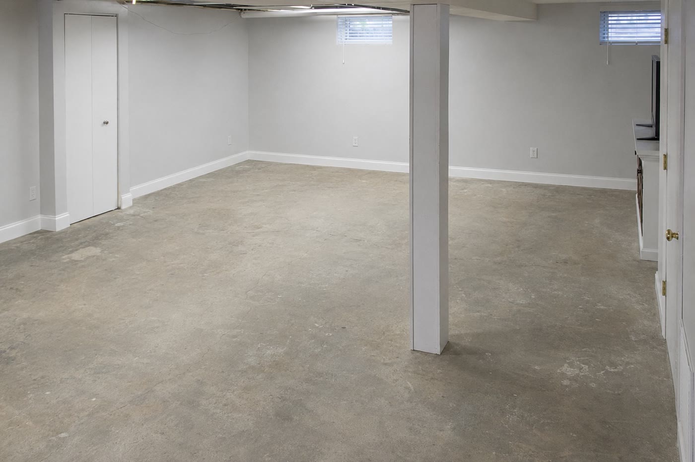 Basement Improvement before